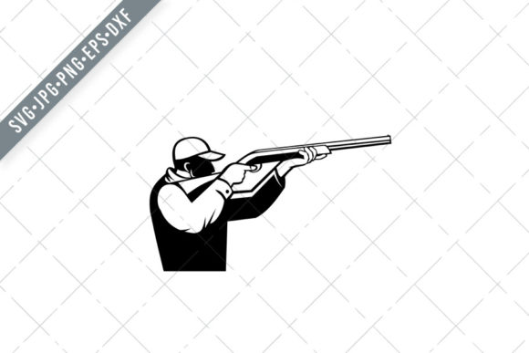 Bird Hunter or Duck Shooter Aiming