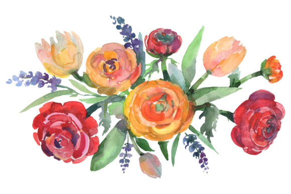 Bouquet Floral Waltz Watercolor: A Comprehensive Guide to Hand-Painted Digital Design Assets