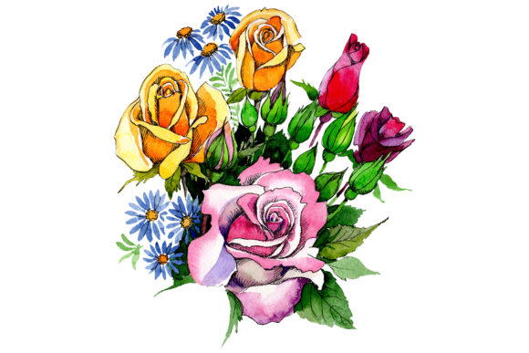 Bouquet Love Waterfall Watercolor PNG: A Practical Review for Design Sourcing