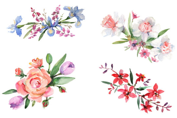 Bouquet Refinement Watercolor for Creative Projects