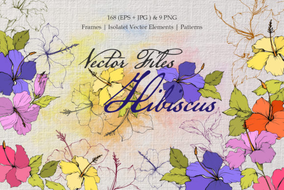 Hibiscus Vector Files Yellow and Purple: A Practical Guide to the 177-File Collection