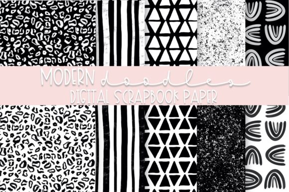 Modern Doodles Digital Paper Volume 2: A Practical Review