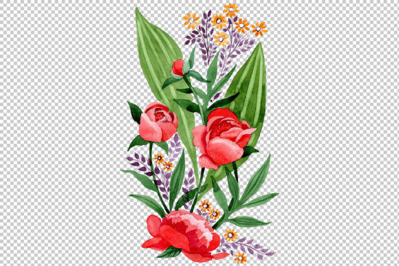 Ornament Red Free Ukraine Watercolor: A Designer's Versatile Asset Pack