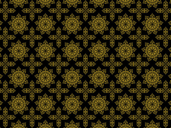 Pattern Gold Ornament Set 11: A Versatile Asset for Modern Design