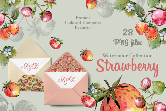 Tasty Juicy Strawberry Watercolor Png: A Practical Asset for Creative Workflows