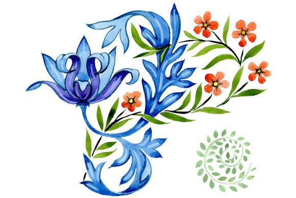 Ukrainian Floral Ornament and National Watercolor: A Strategic Resource for Design and Communication