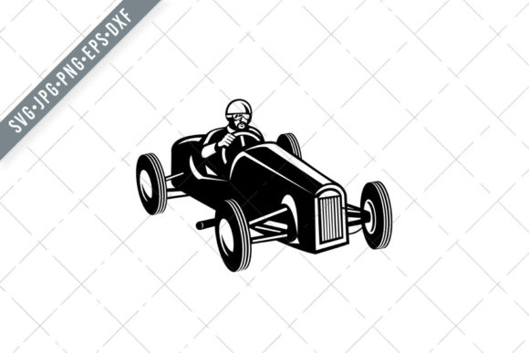 Vintage Race Car Art for Modern Creators